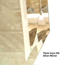 WZP Specchio Parete Smerlato Senza Cornice Specchio A Muro per Bagno Lucido Smussato Specchi Decorativi 5mm per Bath Vanity Bedroom (Size : 50x70cm)