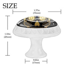 Vacanze di Halloween 4 PCS Pomelli per Porta, Pomolo per Mobile, Pomelli per Mobili con Viti, Maniglia per Armadietto, Pomelli per Porta, Pomelli per Cassetti per Porta, Armadio, Cassetto e Credenza