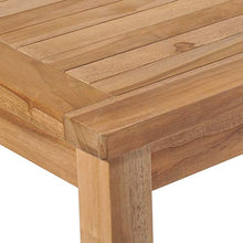 Montloxs Tavolo da Pranzo Pratico in Stile Moderno per Interni ed Esterni, Tavolo da Pranzo in Legno massello di Teak Color Naturale 150 x 90 x 77 cm (Lunghezza x Larghezza x Altezza)