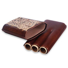 ChangDe-- Cigar Box, Sigaro Set Idratante Sigaro Set Cigar Humidor Tubo di Viaggio Portatili 3 Sticks 2 Colori facoltativi (Color : A)