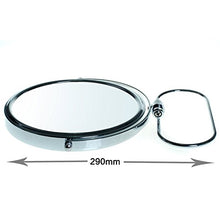 HIMRY Pieghevole Specchio Cosmetico Doppia Faccia 8 Pollici, 10X Ingrandimento, Specchio da Tavolo, Specchio da Trucco Specchio Bagno da Barba Rasatura, KXD3125-10x