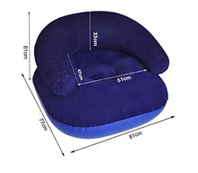 sknonr Singolo Svago Gonfiabile di personalità del sofà del sofà Pigro (Color : Blue)