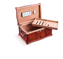 Accessori del sigaro Corrosione Cigar Humidor Cedar legno foderato Desktop Cigar Humidor Dargong modello Top 100 Capacità Cigar Box Giorno del Ringraziamento Idea a padre husabnd Buon apporto di umidi