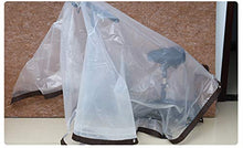 Telo in Plastica Spesso 0.16mm Antipioggia Tenda da Balcone Finestre,Telone Impermeabile Trasparente Copertura per Serra e Parabrezza,Panno di Pioggia Con Occhielli,Personalizzare (6x6m/19.7x19.7ft)