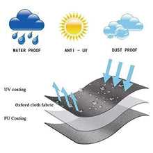 XYXH Telo Protettivo per Mobili da Giardino 140x95cm, Copertura Tavolo Esterno Tondo, Coperture per Mobili da Giardino Impermeabile, Resistente allo Strappo Panno Oxford Antivento