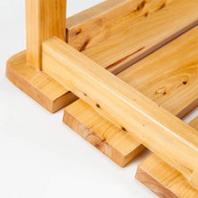 Sgabelli Mobili da Bagno Doccia da Bagno in Legno Massiccio Doccia dei Piedi Bagno della Donna Incinta Antiscivolo per Il Bagno Anziano Bam