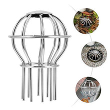DOITOOL 1 Pezzi Filtro per grondaia in Acciaio Inox Protezioni per Grondaia per Arresta Il Blocco da Foglie E Detriti Protezioni Foglia per Grondaie (10.5 X 7.5 X 4 Cm)
