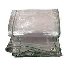 GJSN Outdoor Multiuso Incatramata-Incatramata Grande Heavy Duty Tarps Impermeabile con Occhielli, Clear Resistente Ai Rai Uv per il Campeio/Window/Camion/Barca/Tetto,4Mx5M