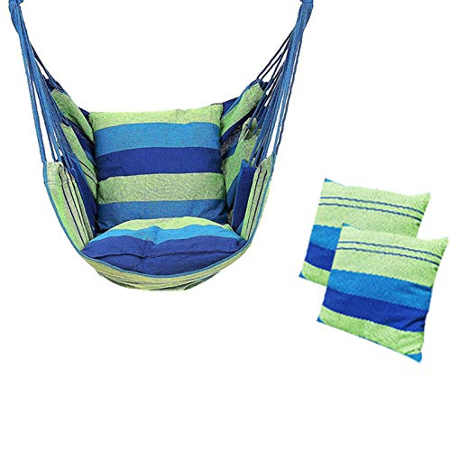 Dlovey Sedia Amaca Sedia Sospesa Sedia Altalena Sedia per Giardino Indoor Outdoor Campeggio Altalene da Viaggio Mobili da Giardino Senza Asta