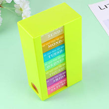 DOITOOL - Contenitore per pillole da viaggio, portatile, 21 griglie, scatola per pillole, in plastica, semplice scatola di medicina, contenitore per pillole, verde