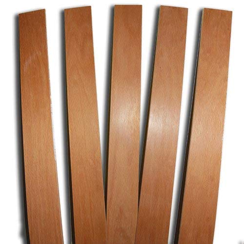 Reti D'Amora Kit 5 DOGHE Letto Larghezza Standard 5,3cm Lunghezza da 59 A 89 cm (72cm)