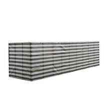 Infilm, protezione per la privacy, per balcone, 4,9 x 0,9 m, traspirante, per portico e cortile, per scale, per interni ed esterni, con corda e cravatte