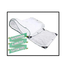 Telo MYAN Impermeabile, Telone Protezione per Esterno Antipolvere Antipioggia Tarp, All'aperto Balcone Le Tende con Occhielli, Baldacchino Film per Copertura Vegetale