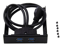 SaySure - Floppy Disk USB 3.0 20 Pin 2 Ports Front Panel bay Hub