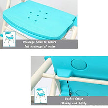 HYYDP Bagno Sgabello Sgabelli da Doccia/Vasca Sgabello da Doccia in Lega di Alluminio Be Applicable Compatible for Anziani/disabili Poltrone Antiscivolo Sedia da Doccia Regolabile in 3 Altezza con