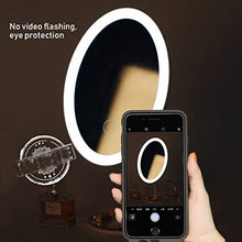 Specchio per Il Trucco con Luce, Touch Screen Dimming Cosmetico HD Dual Power Specchi da Tavolo con Luci A LED Illuminato Trucco