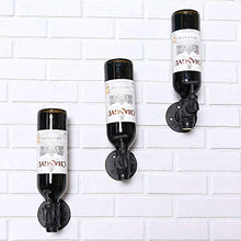 LHQ-HQ Vino Wine Rack Holder Home Decor Bagagli Wine Rack Ferro battuto a Parete Wine Rack Sicuro e Stabile Antiscivolo Holder Vino