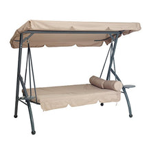 greemotion Hollywood Rügen Dondolo da Giardino, Beige, 212x120x167 cm