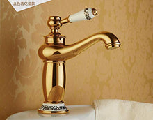 Lavabo da appoggio in ottone americano in porcellana retrò blu e bianco porcellana americana