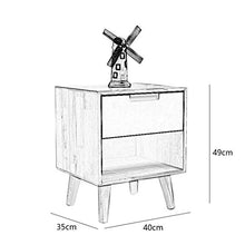 Comodino all'Ingrosso della Famiglia Pine Addensare Locker di pompaggio da Terra Multifunzione Storage Box Camera Studio 40X35X49cm FANJIANI (Color : Grayish White)