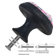 Cuore rosa 4 PCS Pomelli per Porta, Pomolo per Mobile, Pomelli per Mobili con Viti, Maniglia per Armadietto, Pomelli per Porta, Pomelli per Cassetti per Porta, Armadio, Cassetto e Credenza