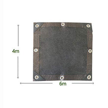 PENGDDP Rete ombreggiante Rete ombreggiante Rete Parasole Rete Protettiva Rete ombreggiante per Piante da Serra (4x6m Nero)-Nero 4x6m