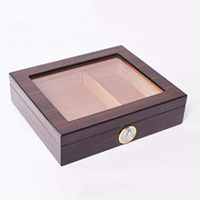ZLMMY Caso Cigar Humidor, Humidor Cigar Box con igrometro e umidificatore, Cedro Allineato portasigari Attesa 30 Sigari