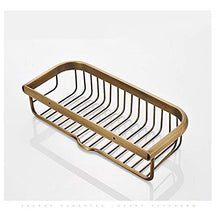 DXMRWJ Portasciugamani Ripiani per Doccia Cestino per Doccia Cestino per Doccia Compatto per Accessori da Bagno Tutto Materiale in Rame Perforato 02.01