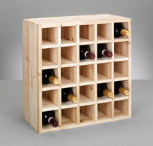 Zeller 13172 Portabottiglie di Vino, Legno, Beige, 52x25x52 cm