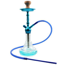 GSYH Alluminio Hookah Set, 55cm Arabo Shisha Tubi Completi Fumatori Tubo di Acqua per Il Partito di Sala,Blu