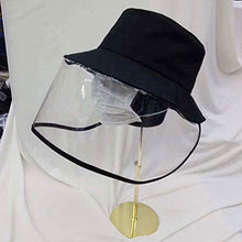 HEALLILY Maschera Antinfortunistica Cappello Trasparente Visiera Cappello da Sole Anti Saliva Protezione Antispruzzo Protezione Integrale Protezione per Esterno Nero