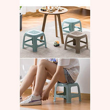H-M-Shelf Sgabello da Bagno Impermeabile Antiscivolo Sgabello Doccia per Uso Domestico Sgabello di plastica Addensato Sgabello Cambio Sgabello 28x28x24cm (Color : Orange)