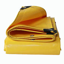 MTYLX Grande Tela Cerata Resistente, Teloni, Copertura per Paralume in Tela Cerata Gialla Impermeabile Antipioia per Esterni per Giardino, Copertura per Auto,Giallo,2 × 3 M