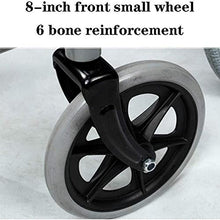 Carrozzine Semoventi, Trasportabili da Viaggio Portatile, Pieghevole Traspirante Cuscino Multifunzione Antiscivolo Assorbimento degli Urti Resistente all'Usura Trolley per Anziani Disabili Senior A