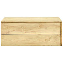 Tavolo da Giardino 75x75x31 cm in Legno di Pino Impregnato