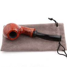 Set per fumatori Briar Staccionata staccabile realizzata a mano in legno massello con manico curvo