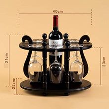 LHQ-HQ cremagliera del vino a casa il vino titolare calice di vino a testa in giù in legno massello bar caffetteria cremagliera decorazione cremagliera vivere stand di esposizione del vino cucina abit