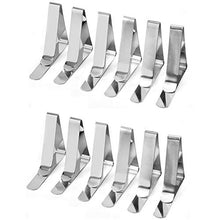 Nuluxi Triangolare Tovaglia Clip Picnic Clips In Acciaio Inox Regolabile Argento Acciaio Inox Morsetti Tovaglia Calzata Per La Festa A Casa Banchetto Di Nozze Picnic All'aperto Campeggio Tovaglia Clip