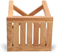 Sgabello da Bagno in Legno massello, Sgabelli da Doccia Panca Stabile Antiscivolo Max 150 kg 0109 (Colore: A, Dimensioni: 423445CM)