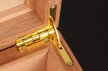 DPLQX sigari armadi Humidor per sigari, sigari armadi Humidor per sigari Piccole Dimensioni Viaggio humidor per sigari ammezzati Facile da Portare in Giro,Brown_240x215x63mm/9x8x2in