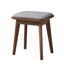 EXCLVEA Sedile per Trucco per Camera da Letto Vanity Sgabello Makeup Dressing Vanity Banco Piano Sedile con Seduta Imbottita (Colore : Gray Cushion, Dimensione : 40x30x45cm)
