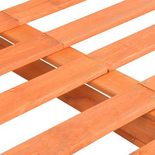 SKM Giroletto in Pallet Marrone Legno Massello di Pino 120x200 cm (36.85kg)