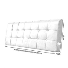 Testiere Letto Imbottite LEBAO Cuscino Testiera,testiera Letto, Comodino Cuscini Matrimoniale Grande Cuscini Schienale in Tessuto Sfoderabile E Lavabile Personalizzabile