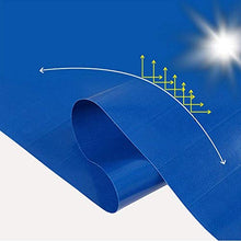 MTYLX Telo Multiuso per Esterni, Telo Impermeabile Blu in Pvc Spesso 0,45 Mm per Copertura Impermeabile per Terreno da Campeio 520G / M²,5X2M,5X2M
