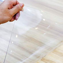EUUHJK Tovaglia Lavabile PVC Trasparente 2.0mm Rettangolare Quadrata Impermeabile Olio,Antimacchia,Antipolvere,Cucina Sala Pranzo Festa di Compleanno,Eventi,Banchetti