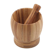 Unknow Tigkley Strumento di Cottura della Cucina del Barattolo di Aglio della libbra della Famiglia della schiacciatrice Manuale di bambù,Nessun Coperchio,L