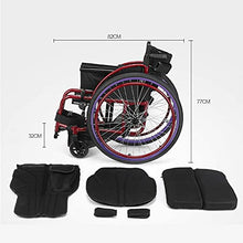 Sedie A Rotelle per Il Tempo Libero per Lo Sport, Ergonomico Trasmissione Facile Telaio del Piede Pieghevole Leggero Ruota Posteriore Gonfiabile, Trolley Sportivo, 13Kg A