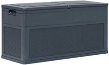 Baule da Giardino, 85 Gallon Plastic Deck Box-Box-Organizzazione e Giardino Stoccaggio per mobili da patio Cuscini da esterno, cuscini da tiro, utensili da giardino e giocattoli da piscina ,Multibox