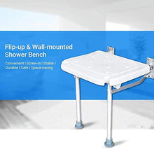 Sgabello Doccia Pieghevole doccia Sedile for doccia sgabello pieghevole Bagno Sedile a muro da bagno Sgabello antiscivolo fori Piedi di drenaggio della testa di acquazzone Slot for anziani anziani con