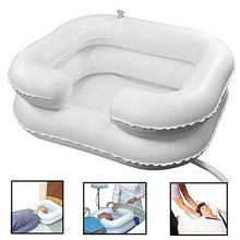 Dreamfly Lavabo gonfiabile portatile in PVC, per anziani disabili, facile da usare con shampoo sicuro